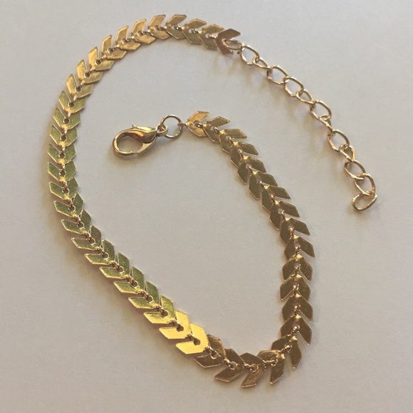 Gold Toned Anklet - Picture 8 of 8